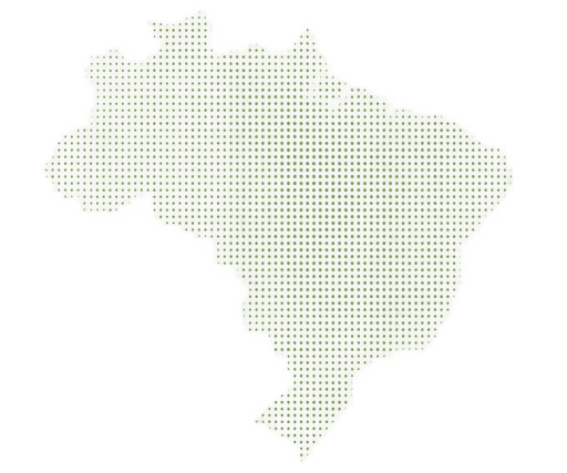 Mapa do Brasil — cobertura nacional